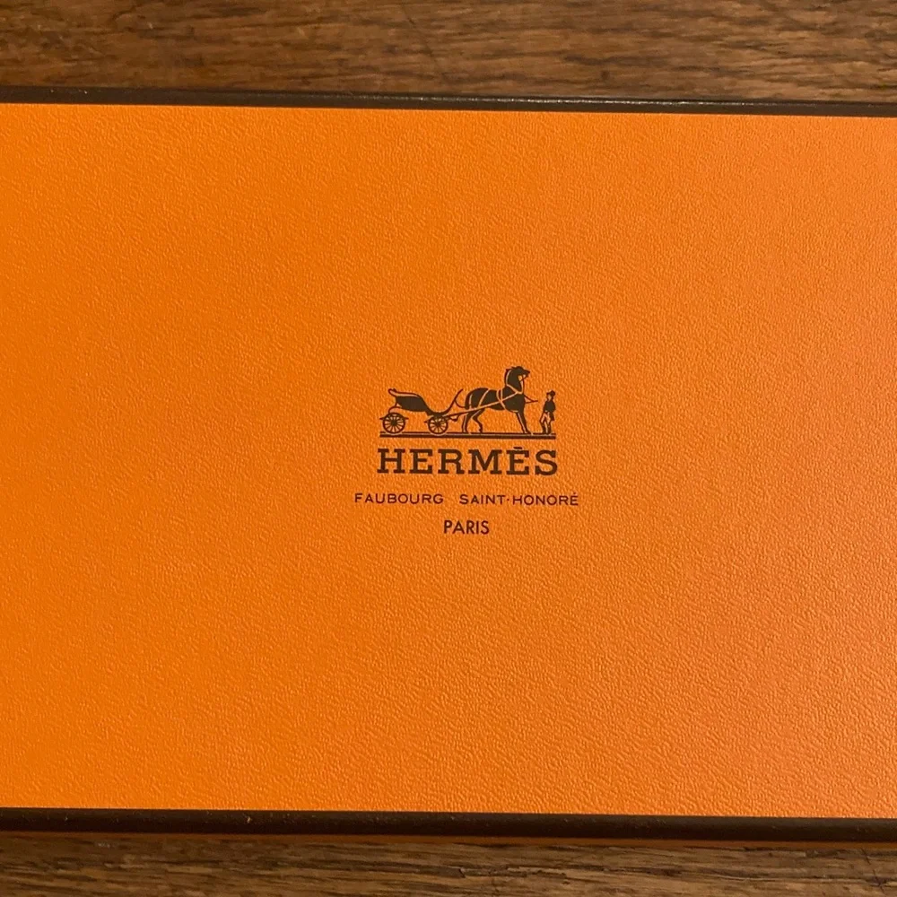 Hermes H Logo Face/Hand Towel/Washcloth with Box